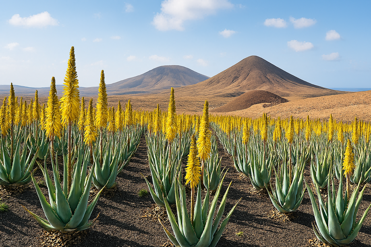 Fuerteventura Aloe and Volcanoes