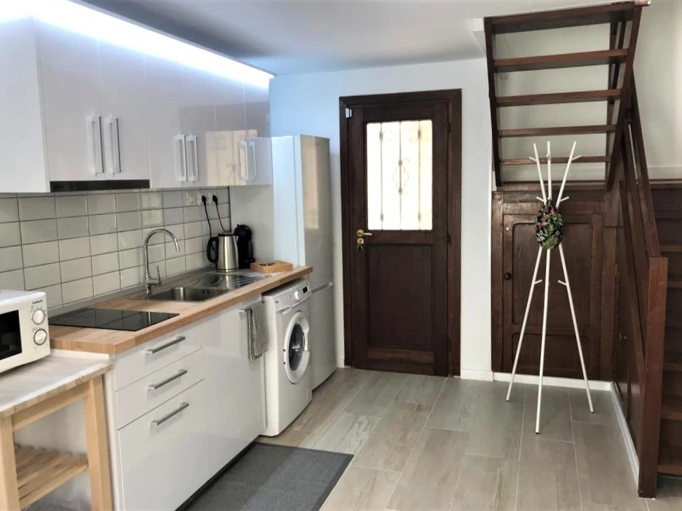 Kitchen and fridge